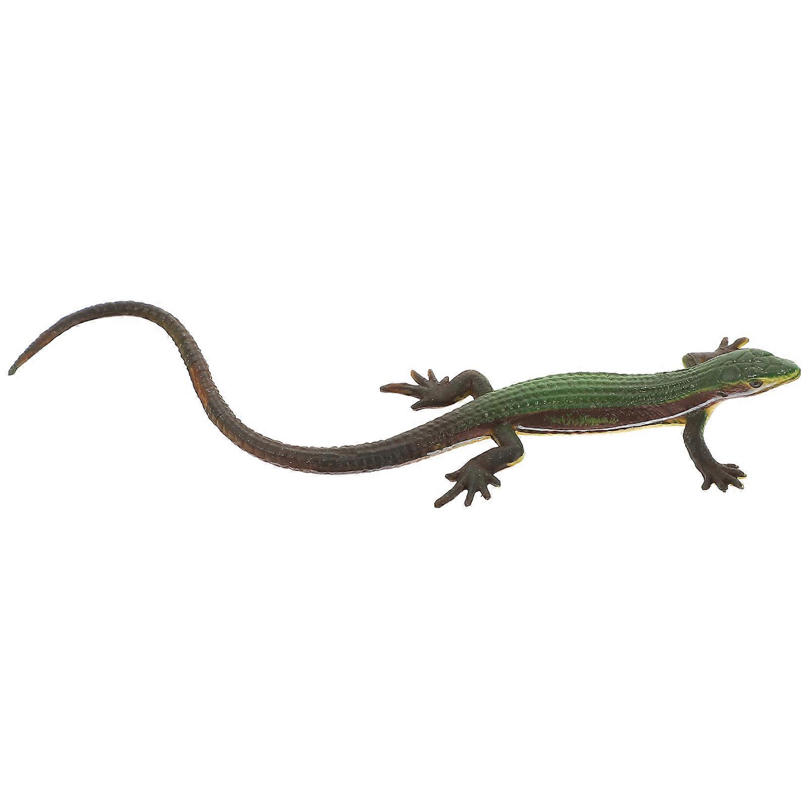 Lizard Figurine Model Plastic Lizard Toy for Decor with Realistic Design