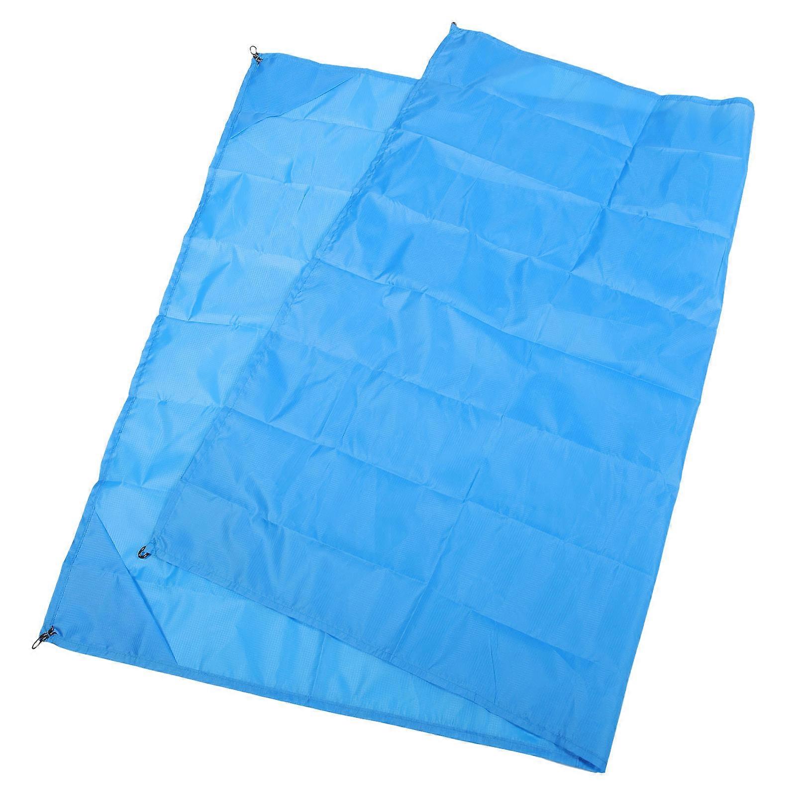 Compact Beach Blanket Picnic Mat Waterproof Anti-damp For Backyard Play Rectangular 210T Polyester 1Pcs