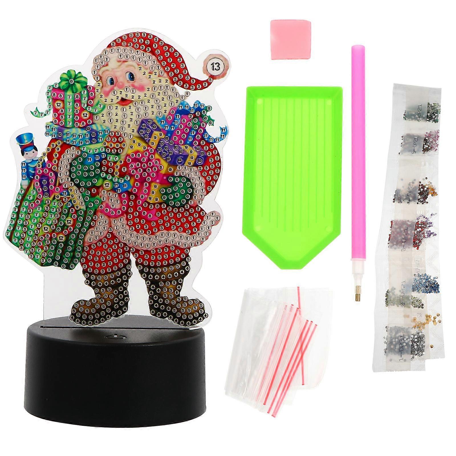 Decorative Night Light Lamp Desktop Adornment Diy Design 3D Shape Acrylic Material Usb Charging For Living Room 15.00x10.00x4.00cm 1Set