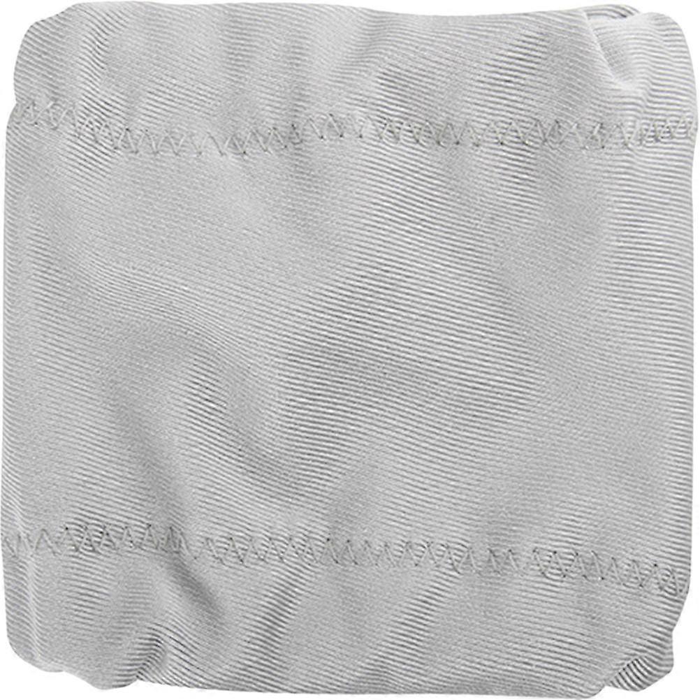 Speaker Protective Dust Case For Mini Outdoor Use 10.5x10cm Light Grey Elastic Fabric Round Shape 1Pcs