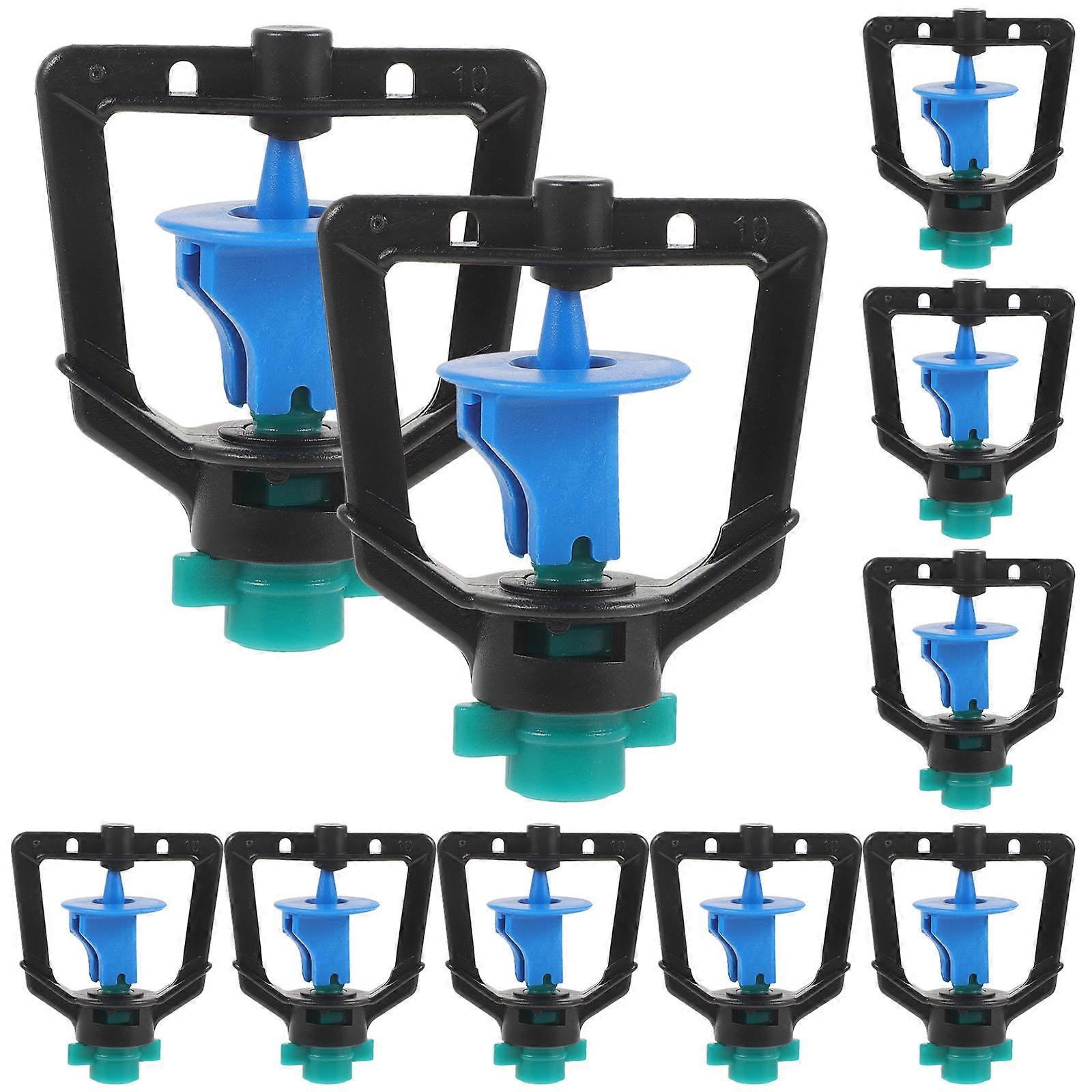 50 Pack Automatic Rotary Lawn Sprinkler Heads for Garden, Agricultural Irrigation, and Watering Systems – Leak Proof Plastic Nozzles for Trees and