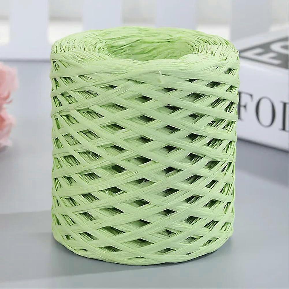 Raffia Yarn Paper Rope 200m Raffia Knitting Hand Knitted DIY Baking Wrapping Scrapbooking String Party Crafts Crochet Yarn 03
