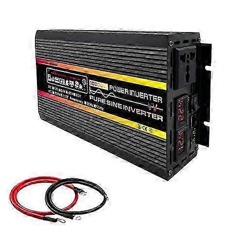 12000W Pure Sine Wave Power Inverter Car Solar Inverter Voltage Transformer DC12/24/48/60V To AC 220V Socket Converter Inverter