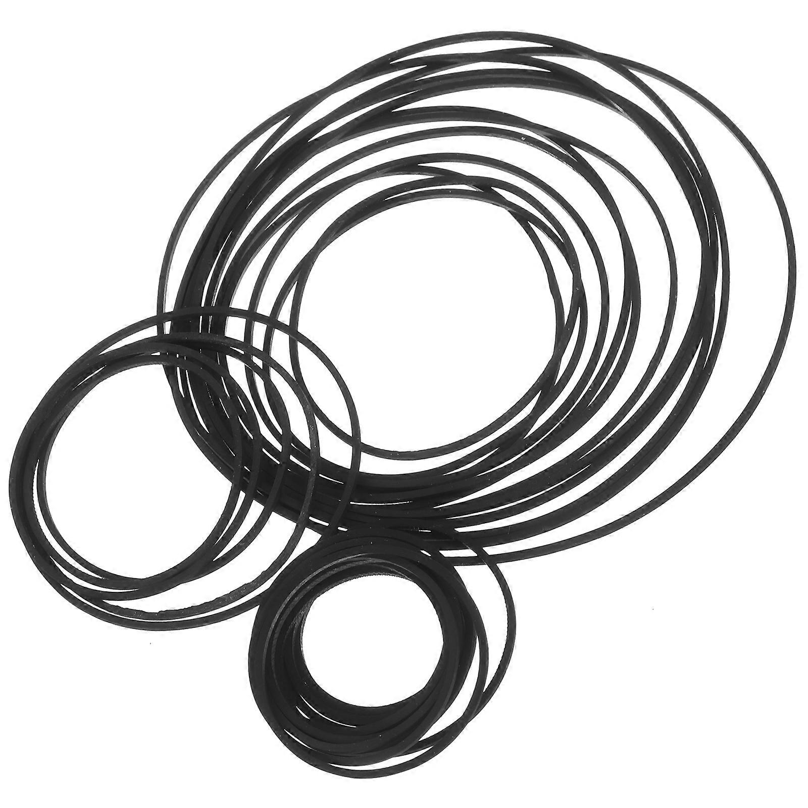 Cassette Player Bands Rubber Belts For Cassette Tape Machine Smooth Transmission 40-135mm Recorders 60Pcs