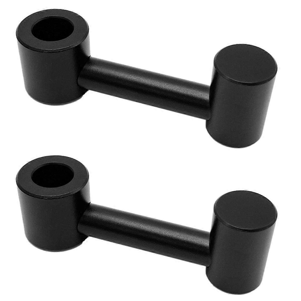  Concealed Aluminum Alloy Car Headrest Bar Hook(Black)
