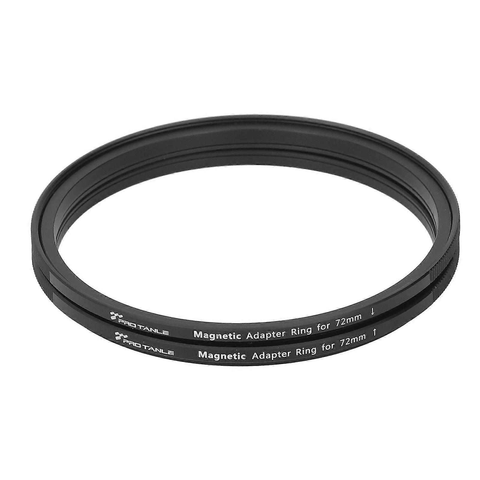 Adaptateur de filtre magnétique, 72 mm, en alliage d'aluminium, pour objectif d'appareil photo, accessoires de conversion d'objectif
