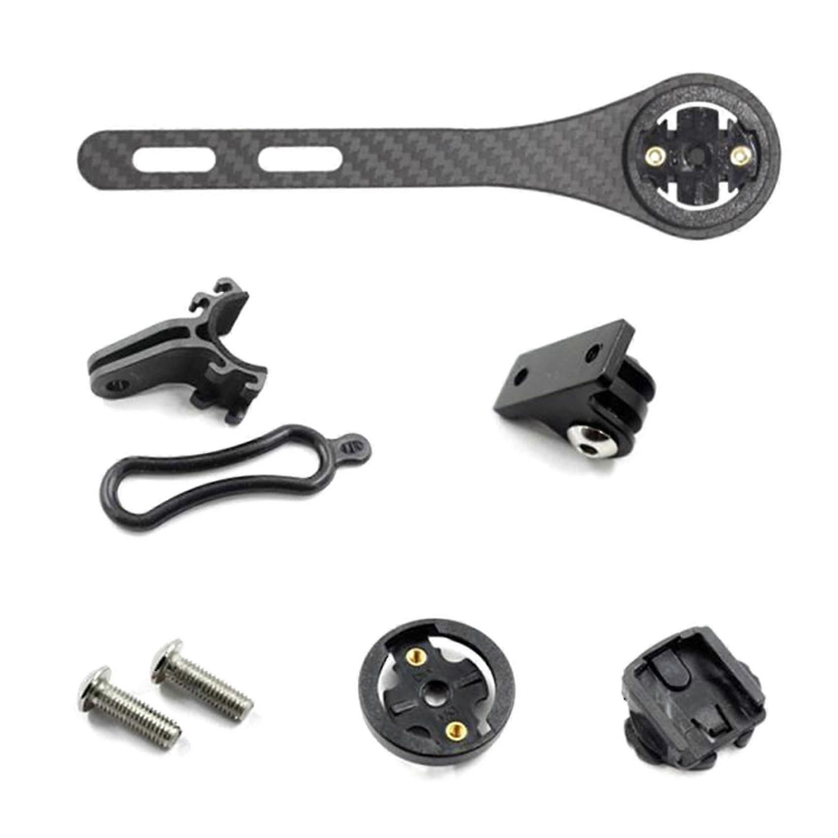 Compatible With Certain Brand Carbon Fiber Integrated Handlebar Computer Stand -b Ssxjv