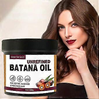 Ongeraffineerde Batana-olie voor groei, biologische 100% pure Batana-olie, rauwe Batana-boter, haargroeiolie, helpt bij kroezen, gespleten haarpunten, textuur en glans
