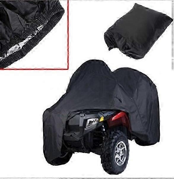 Quad ATV Cover Waterproof Snowproof Anti-UV Beach Protector with Reflective Strips Universal Quad Bi