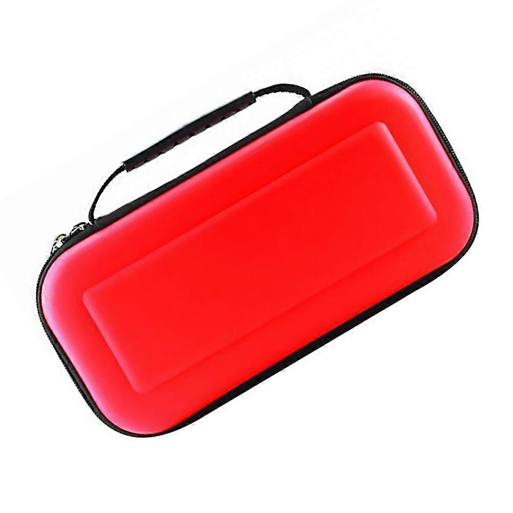 Hand-Held Storage Bag Game Console Protective Case For Gamers Travel Thickened Material 23*11*5.5Cm Red 1Pcs