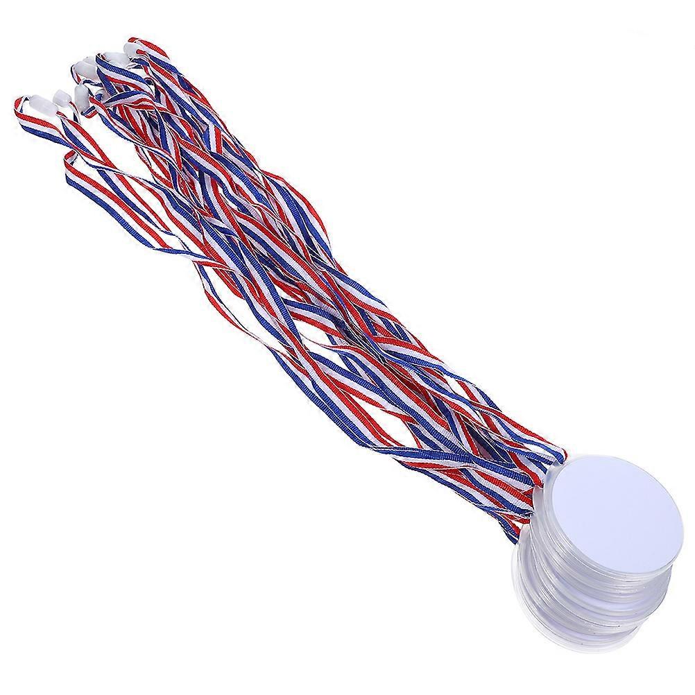 Blank Medals Childfriendly Lanyard For Holiday Competitions Versatile Usage MultiColored 12Pack