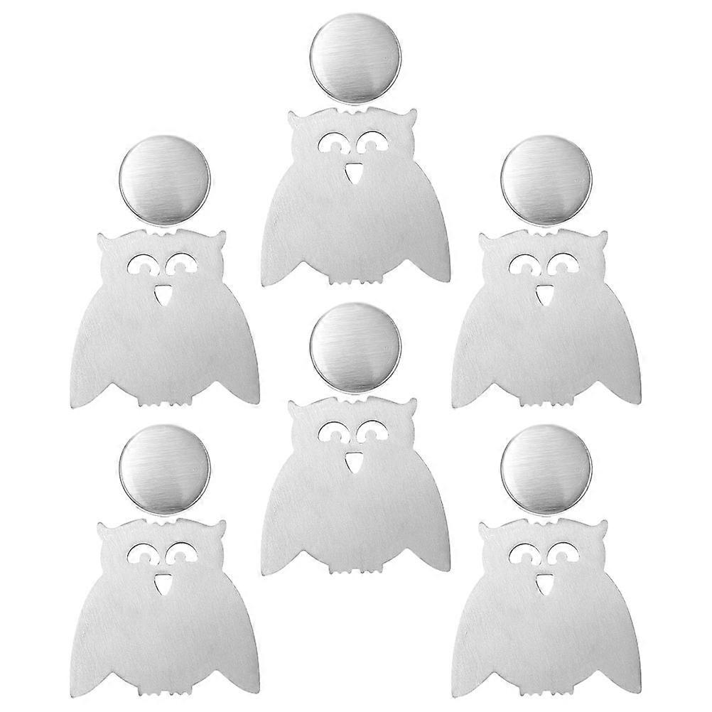 Tablecloth Magnets Heavy Tablecloth Weights Owl Shaped Tablecloth Fixing 5.7x5.7cm 6Pack