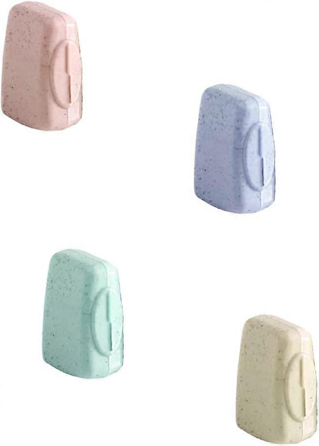 4-piece portable toothbrush case, toothbrush head protector