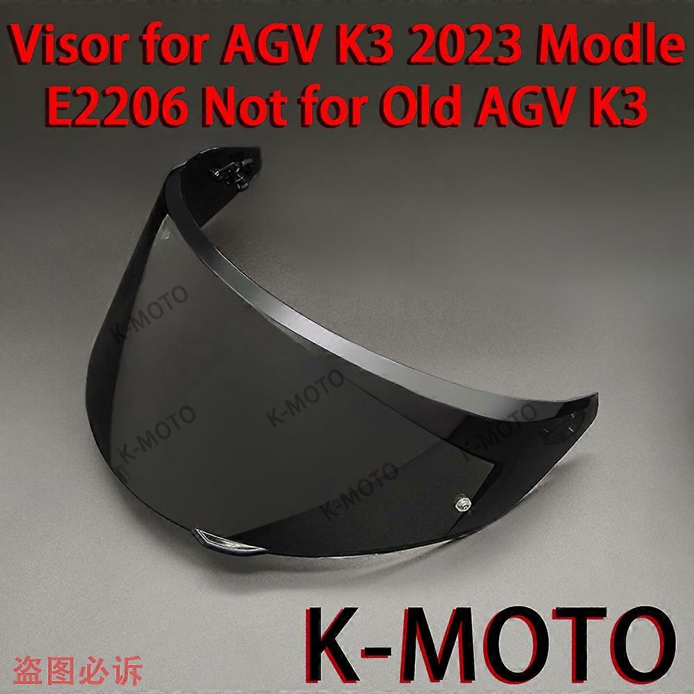 Suitable K3 Helmet Visor for AGV New K3 2023 Model E2206 Visor Motorcycle Helmet Lens Visor UV Protection Anti-scratch