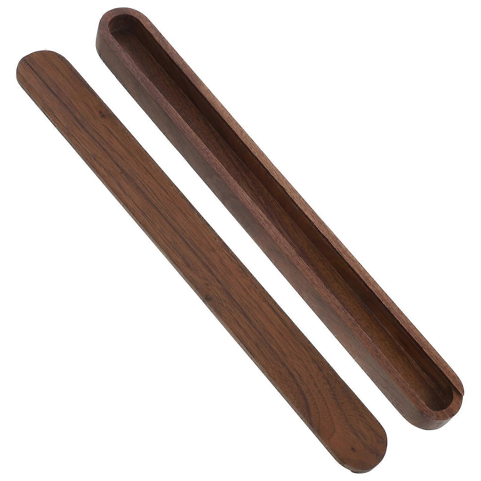 Portable Reusable Chopsticks Storage Box Natural Wood Design for Kitchen Utensils Keeps Clean Tidy Home Dining