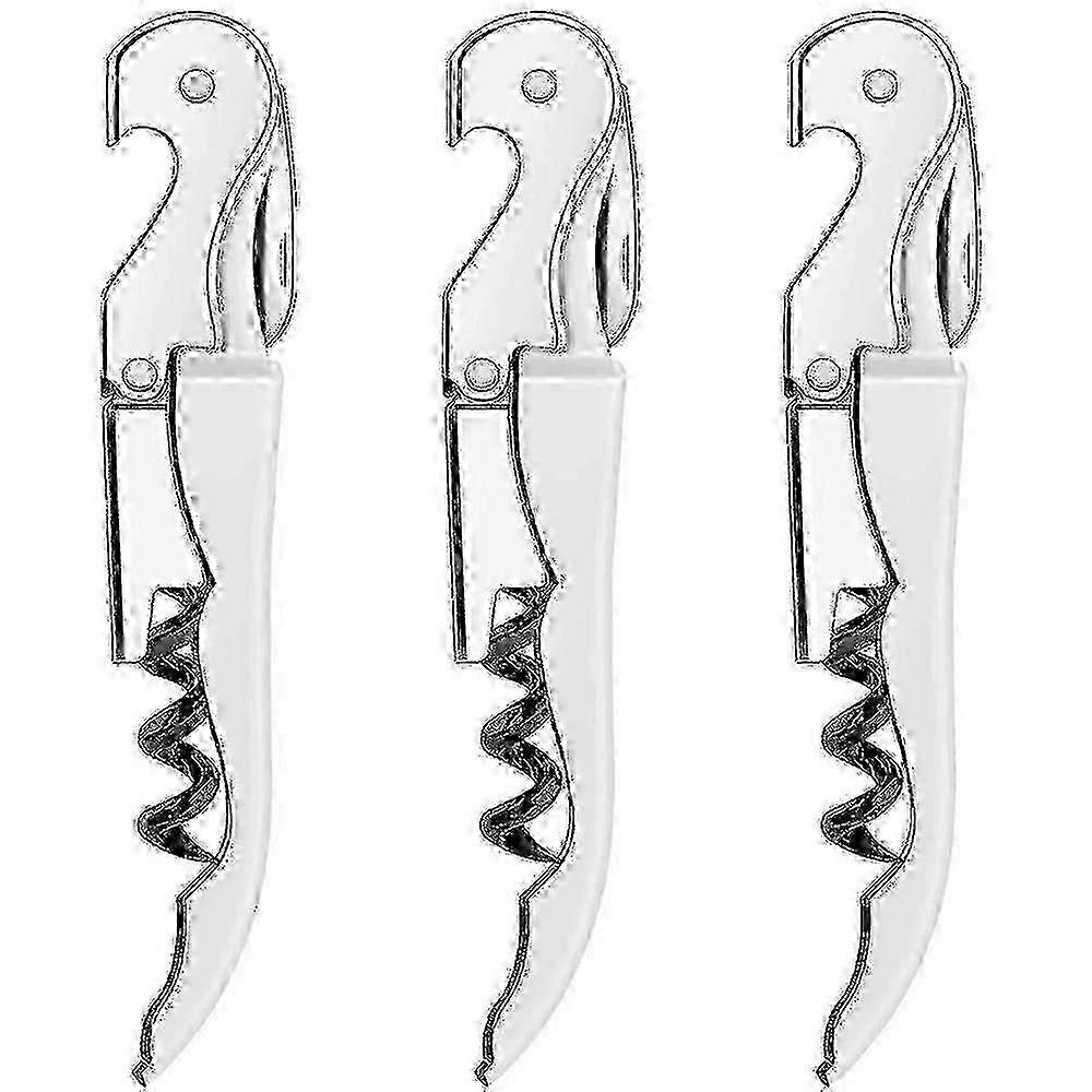 Soft Touch Double-hinged Waiters Style Corkscrew Wine Bottle Opener, Gift For Wine Lovers