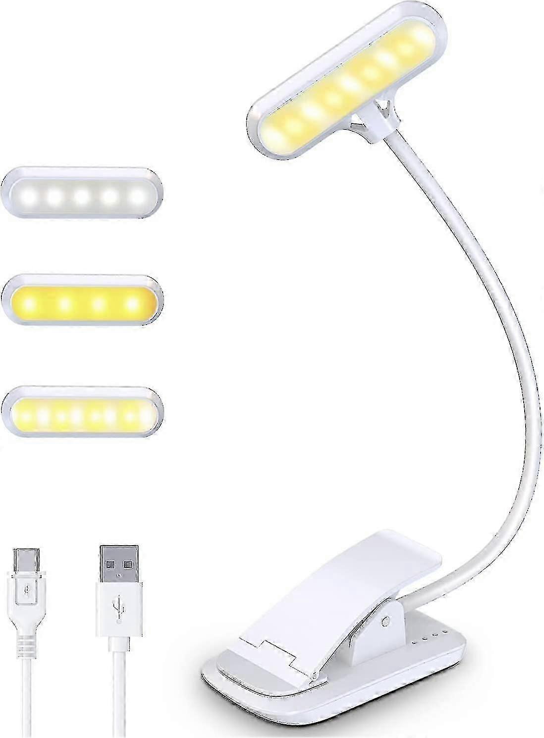 Reading Light, 9 LED Book Light with 3 Levels and Touch Switch