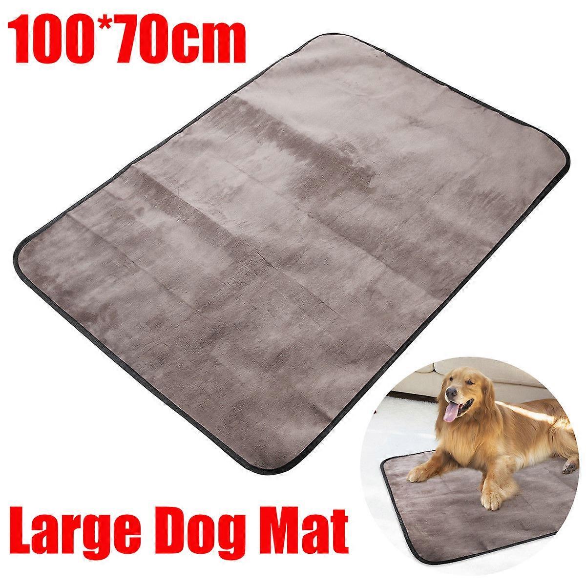 Pet Mat Ueetek Multifunctional Waterproof Pet Blanket Black 100*70Cm Rectangular Shape Portable Tear Resistant 1Set