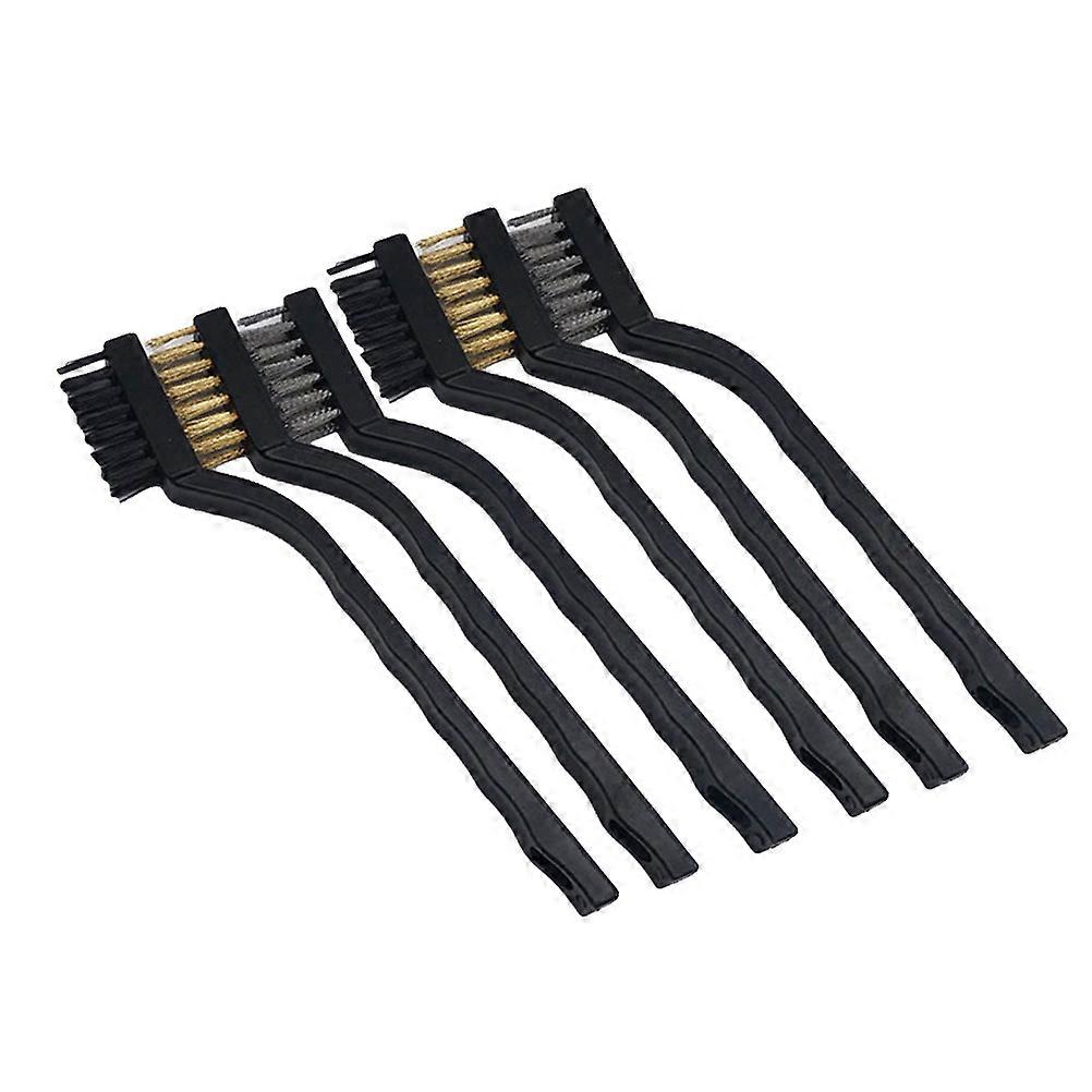 Metal Cleaning Brush Nozzle Cleaning 3D Printing Enthusiasts Rust Removal Tool 6Pcs