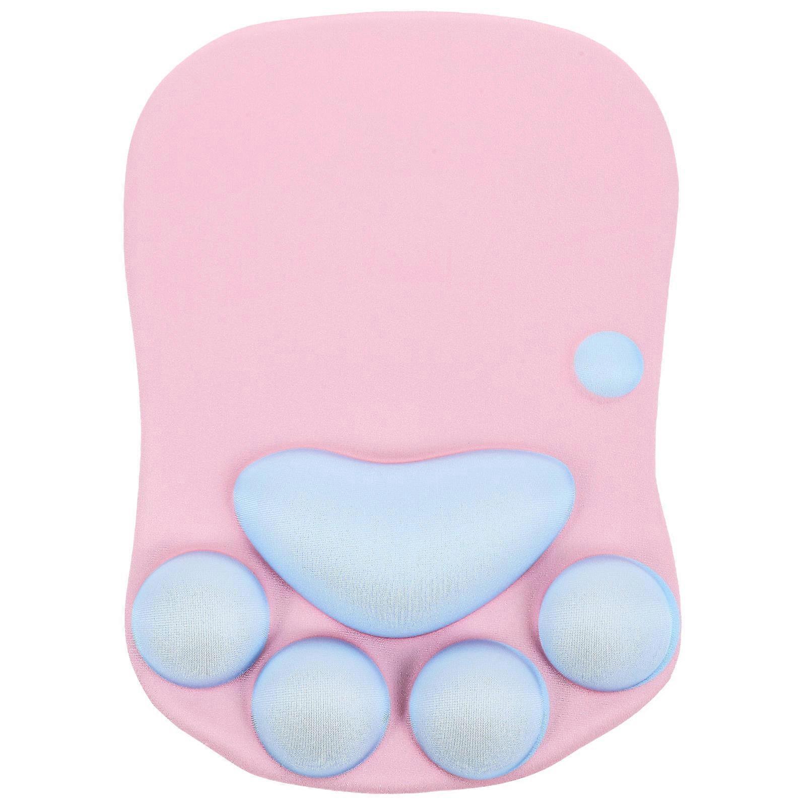 Desk Mouse Pad Wrist Guard Accurate Mouse Tracking Rectangular Office Use 1Pack