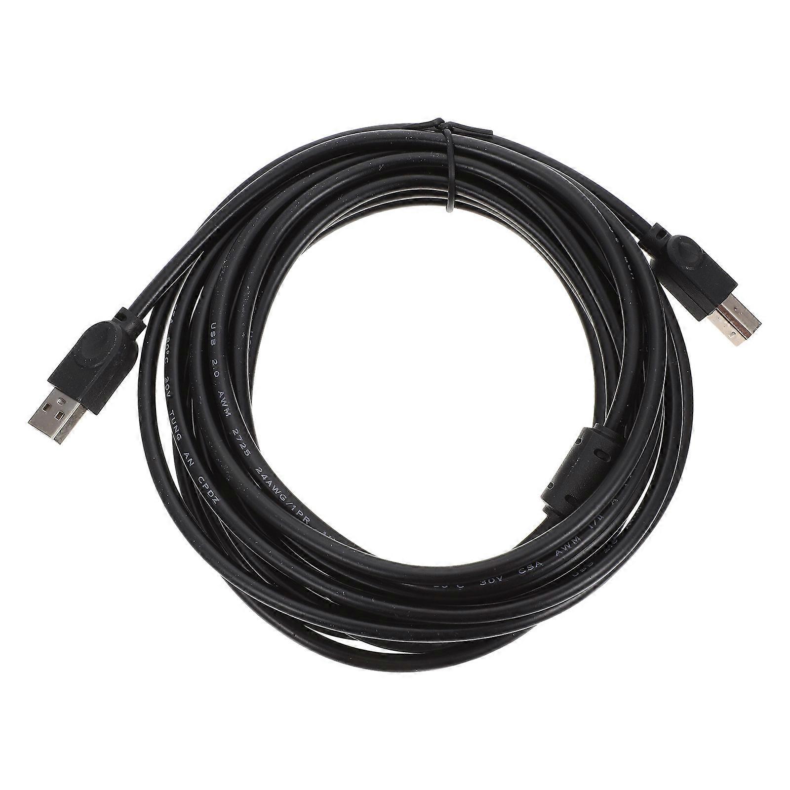 Printer To Usb Cable Copper Core For Connect Computer And Printer 500cm 1Set