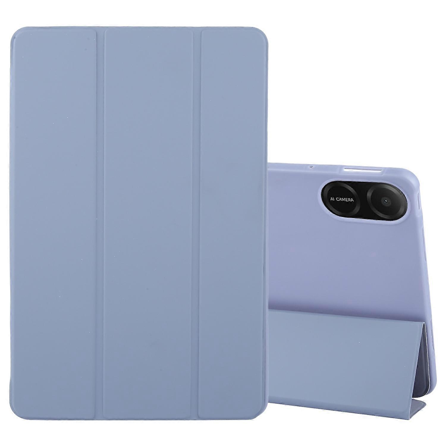 Tri-fold Leather Tablet Case For Honor Pad X8a / X9 - Lavender