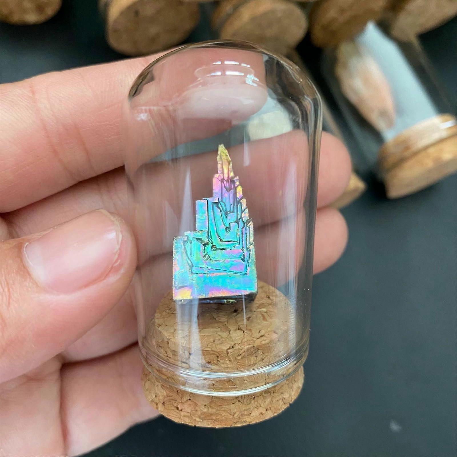 Natural Crystal Rock Raw Stone Crystal Ornaments Archsample Collection Bismuth Ore Gift For Children's Science Teaching