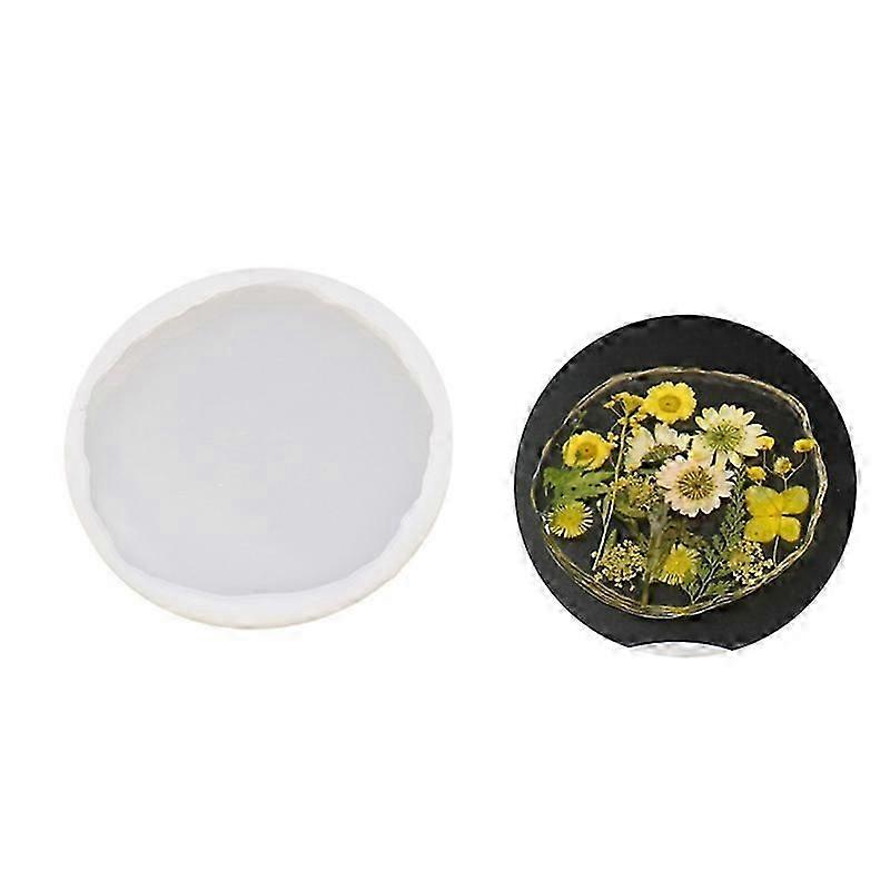 Coaster Molds Silicone Irregular Coaster Molds Epoxy Casting Mold for Making