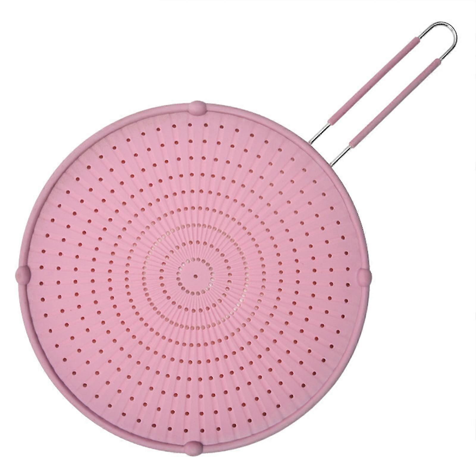 Silicone Splatter Screen for Cooking Suitable for 13" Frying Pan, Grease Splatter Guard Heat Resistant Multi-Use Splatter Screen Easy to Use and Clean