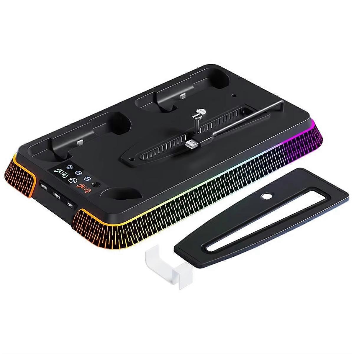 Vertical Stand Cooling Station Colorful for / Slim/ PRO Multi Functional Efficient Charger Accessories Black
