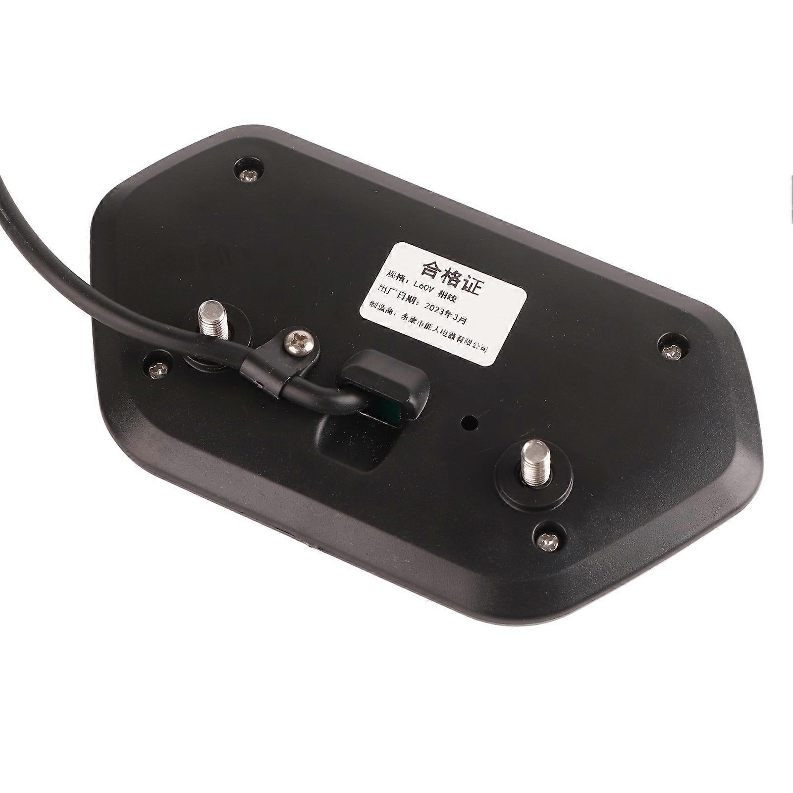 60V Speedometer Odometer Tachometer Digital LCD Display Universal for Electric Motorcycle