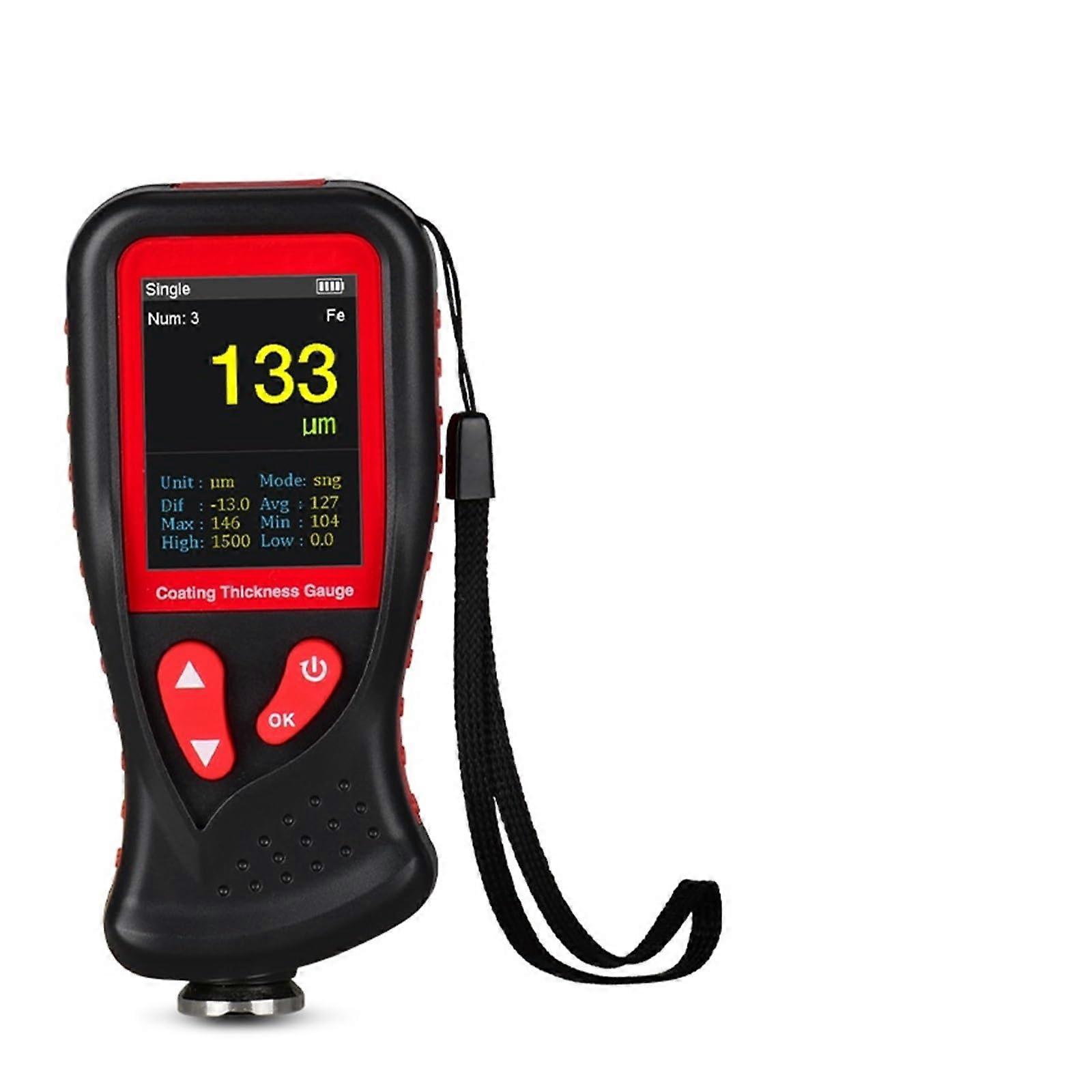 Digital Paint Thickness Gauge GT230/GT235, Measuring Range 0.1 Micron to 1300/1800um for FE/NFE Materials