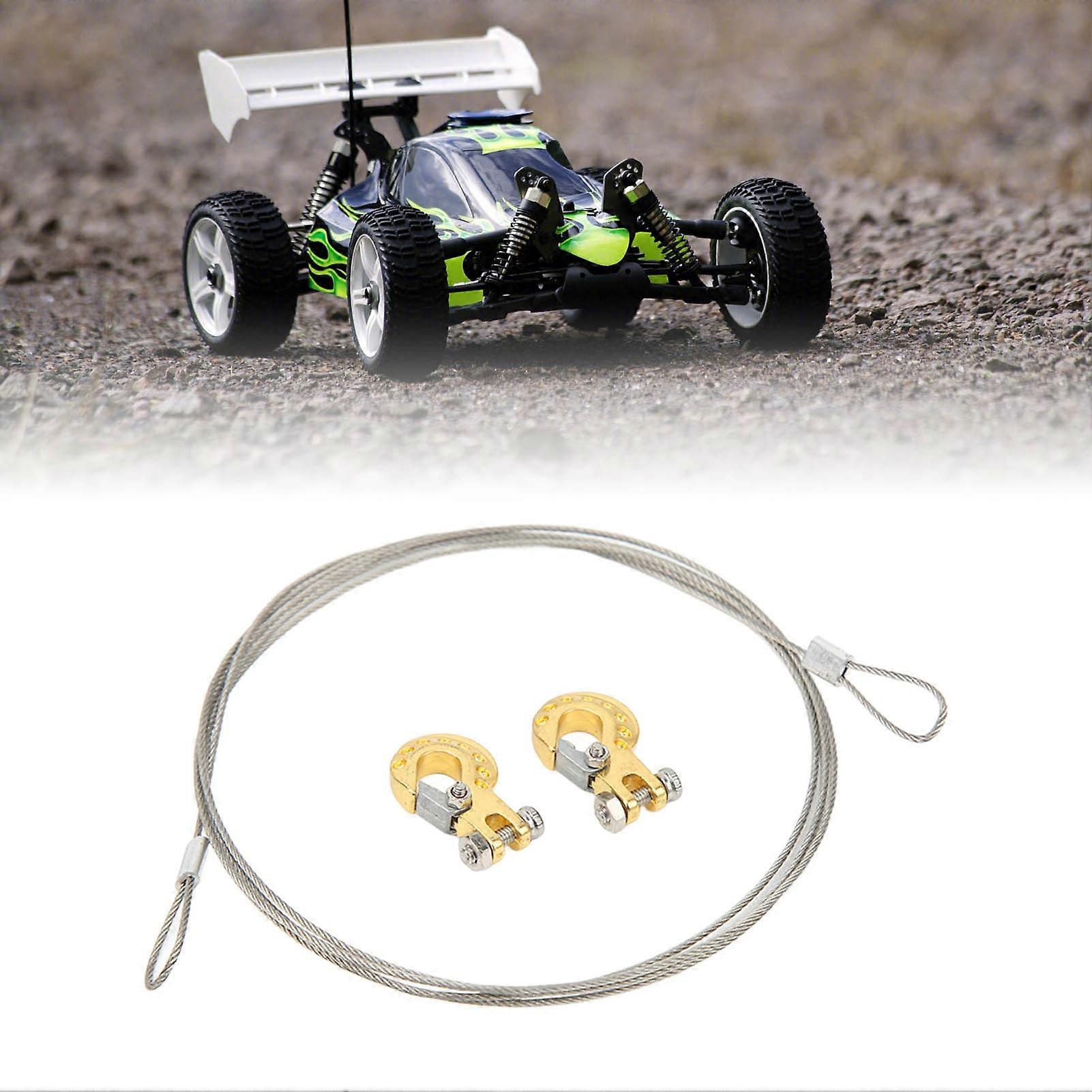 RC Tow Hooks RC Winch Hook RC Trailer Tow Hook RC Chain Hooks for SCX10 Winch Hook RC Car Accessory Gold