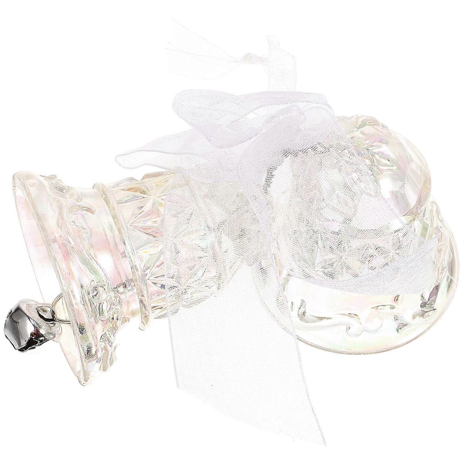 Transparent Bell Pendants Festive Atmosphere Door Decorations 1Pack