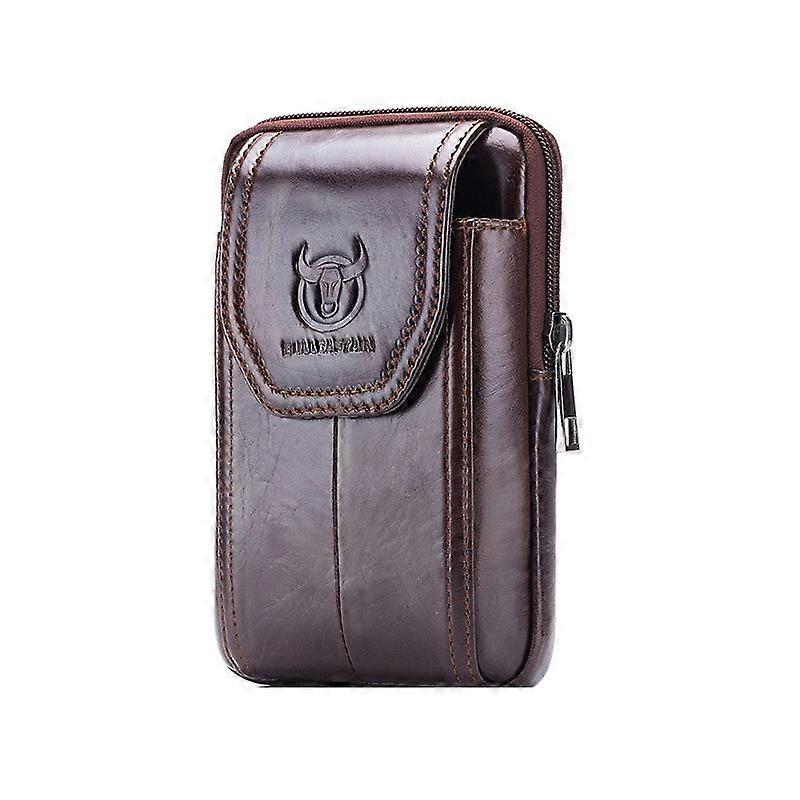 BULL CAPTAIN Leather Multifunctional Waist Bag For Men