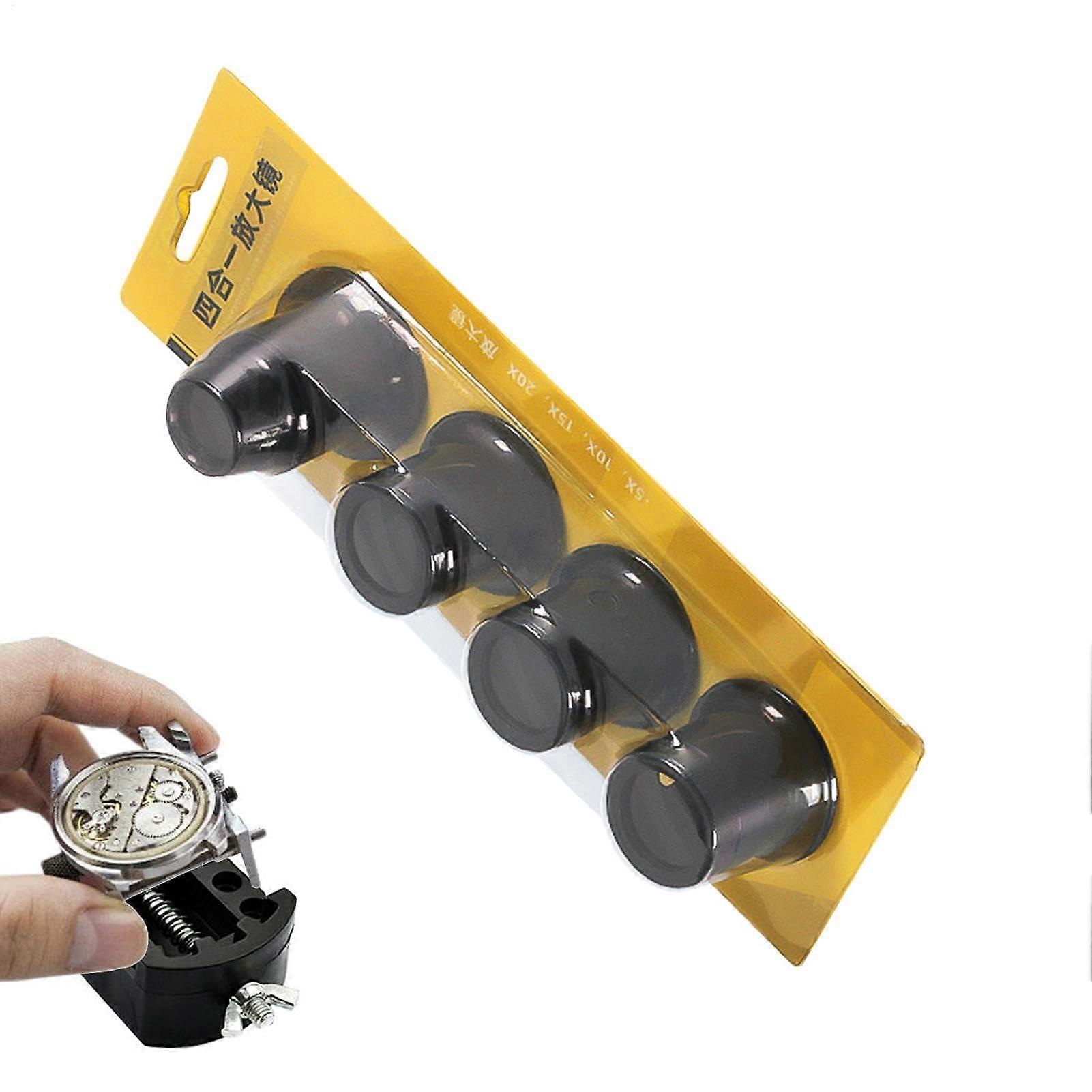 Portable Monocular Magnifier –  Set, Precision Accessories  Cylindrical Eye Loupe for Detailed Inspection