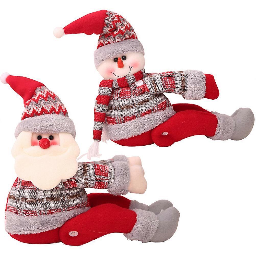 Βιτρίνα Κουρτίνα Clips Santa Clause Room Style 2Τμχ