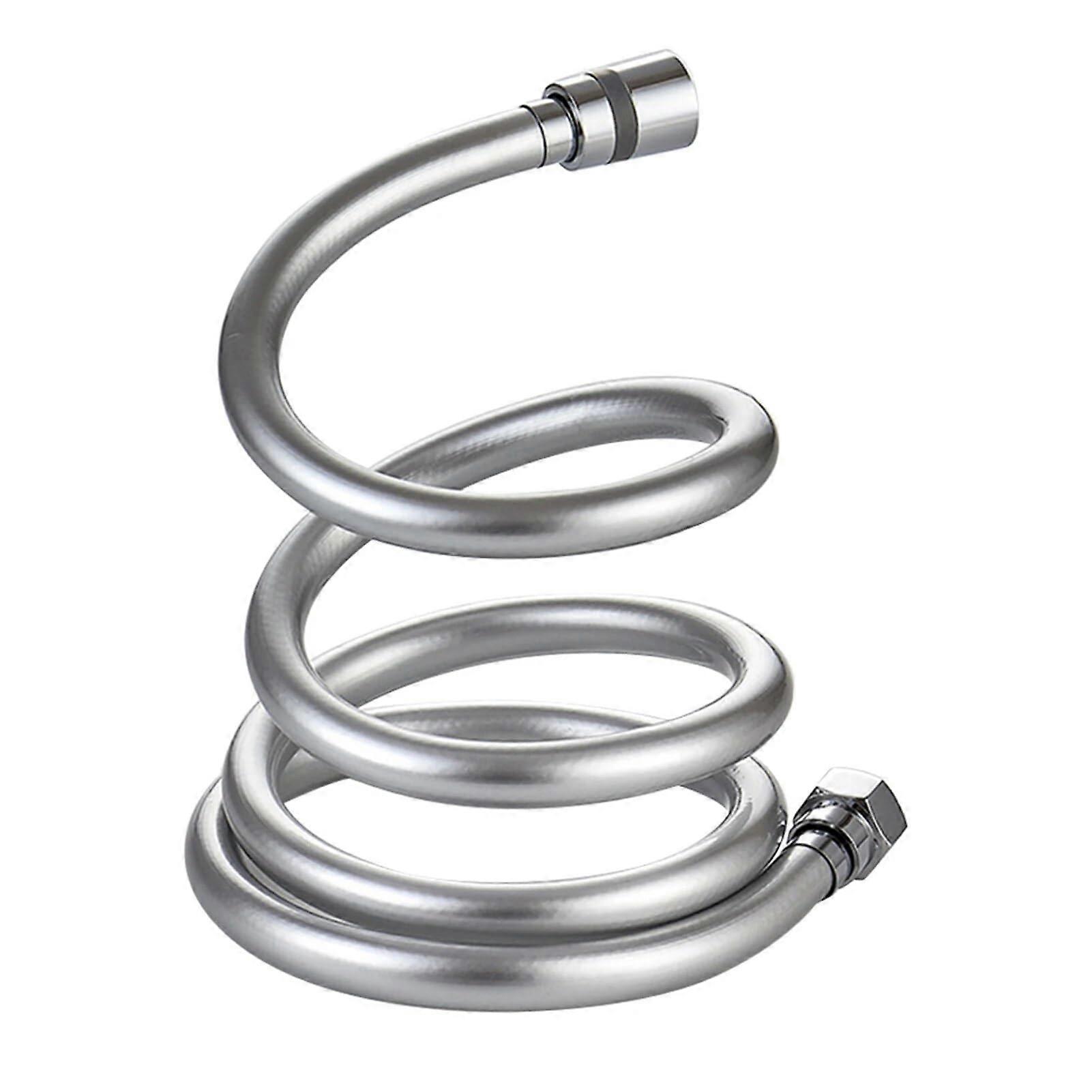 Stainless Steel Shower Hose, Hotel Shower Hose, Extra Long, PVC, Silver, Heat Resistant, Kink Resistant, Easy Installation