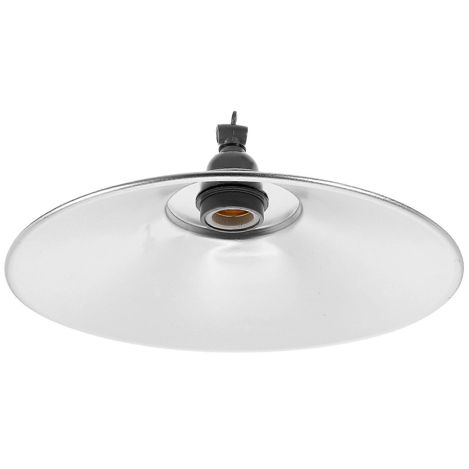 Replacement Lamp Shade Cover Practical Lampshade Outdoor Lamp Decoration Silver Round Simple Style 30.00X12.00X10.00CM Protect from Dust 1 Pair