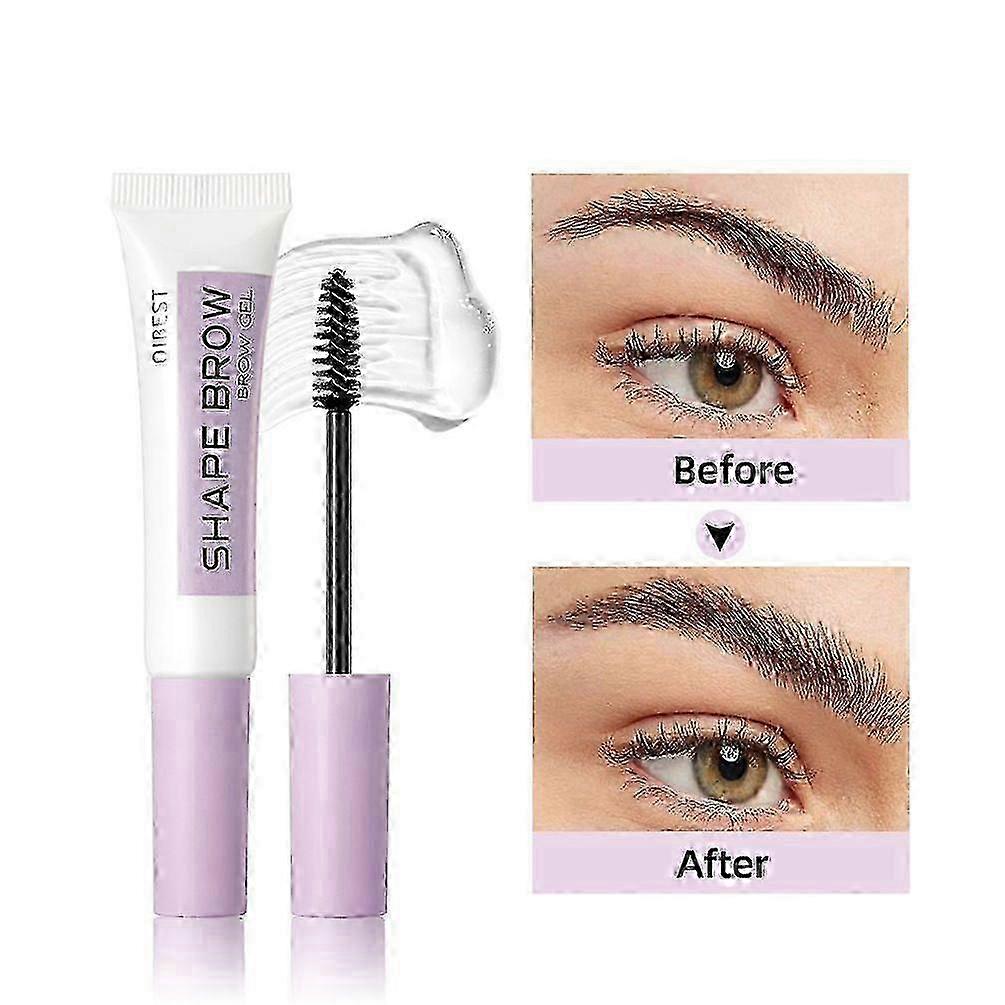 2025 Super Lock Brow Glue Eyebrow Gel, Lightweight Brow Gel for Up To 24HR Hold, Clear Waterproof & Long Lasting Eyebrow Glue Brow Gel for Natural Bro