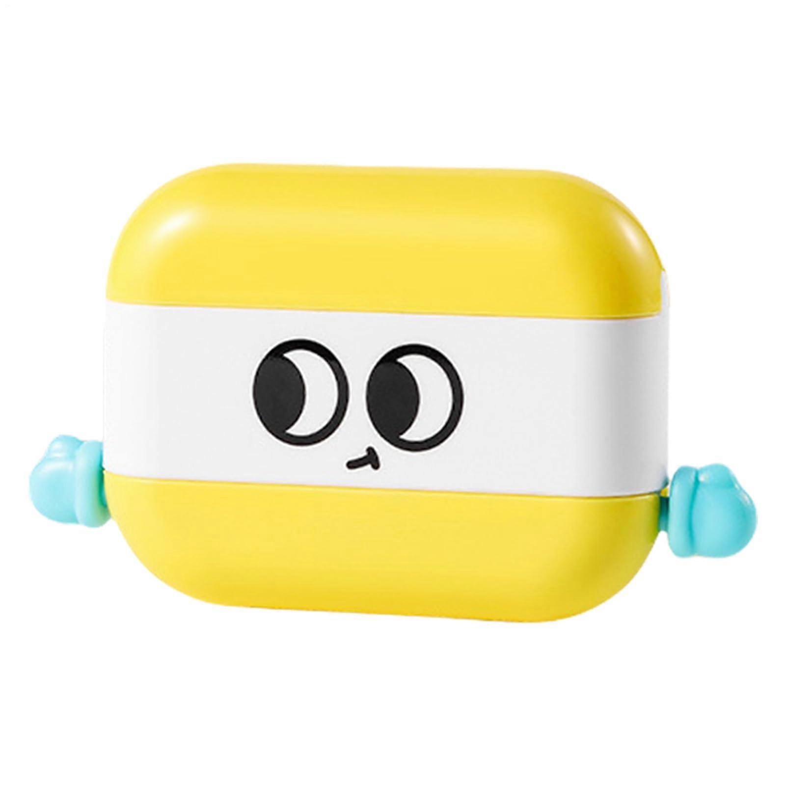 Lint Roller for Pet Hair, Washable Lint Roller for Dogs and Cats, Portable Multifunctional Tool for Clothes and Furniture, Yellow
