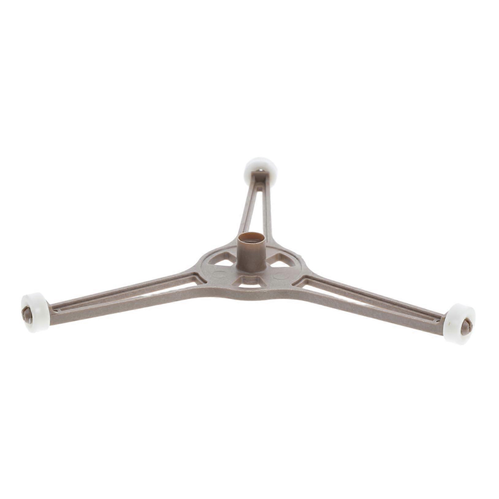 Microwave turntable holder with rotating ring and stable support for flat turntable to ensure even heating and longterm durability of the microwave.