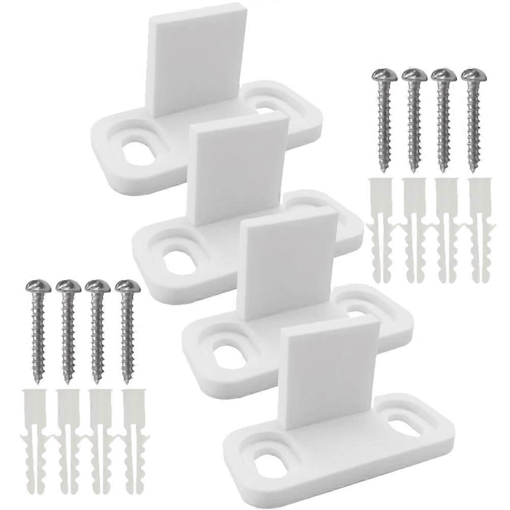 4 Sets Sliding Door Floor Guide Barn Door Bottom Stop Supply