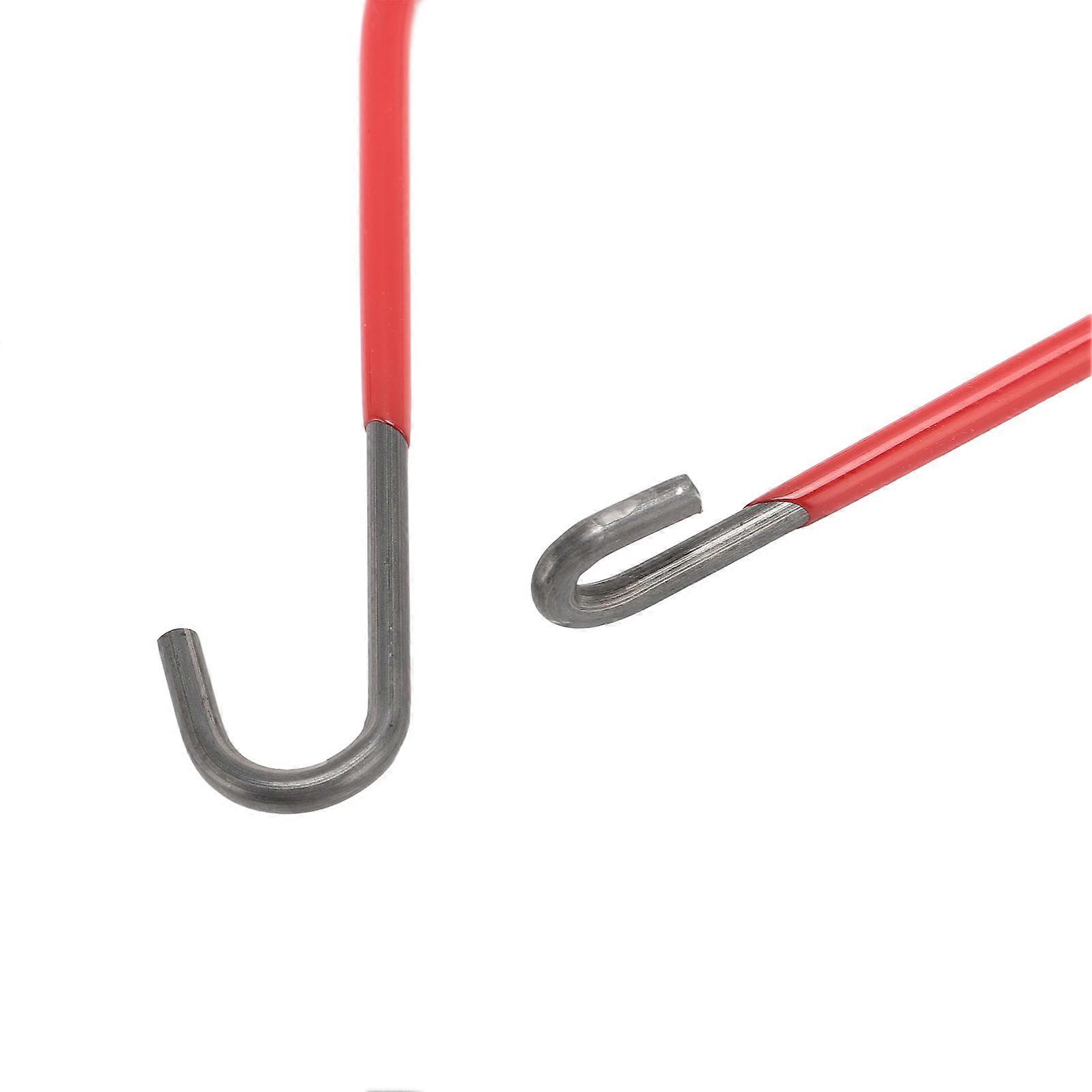 6PCS Mining Cable Hook Carbon Steel and Polyethylene Ceiling Hanger Hook for Fixing Cable