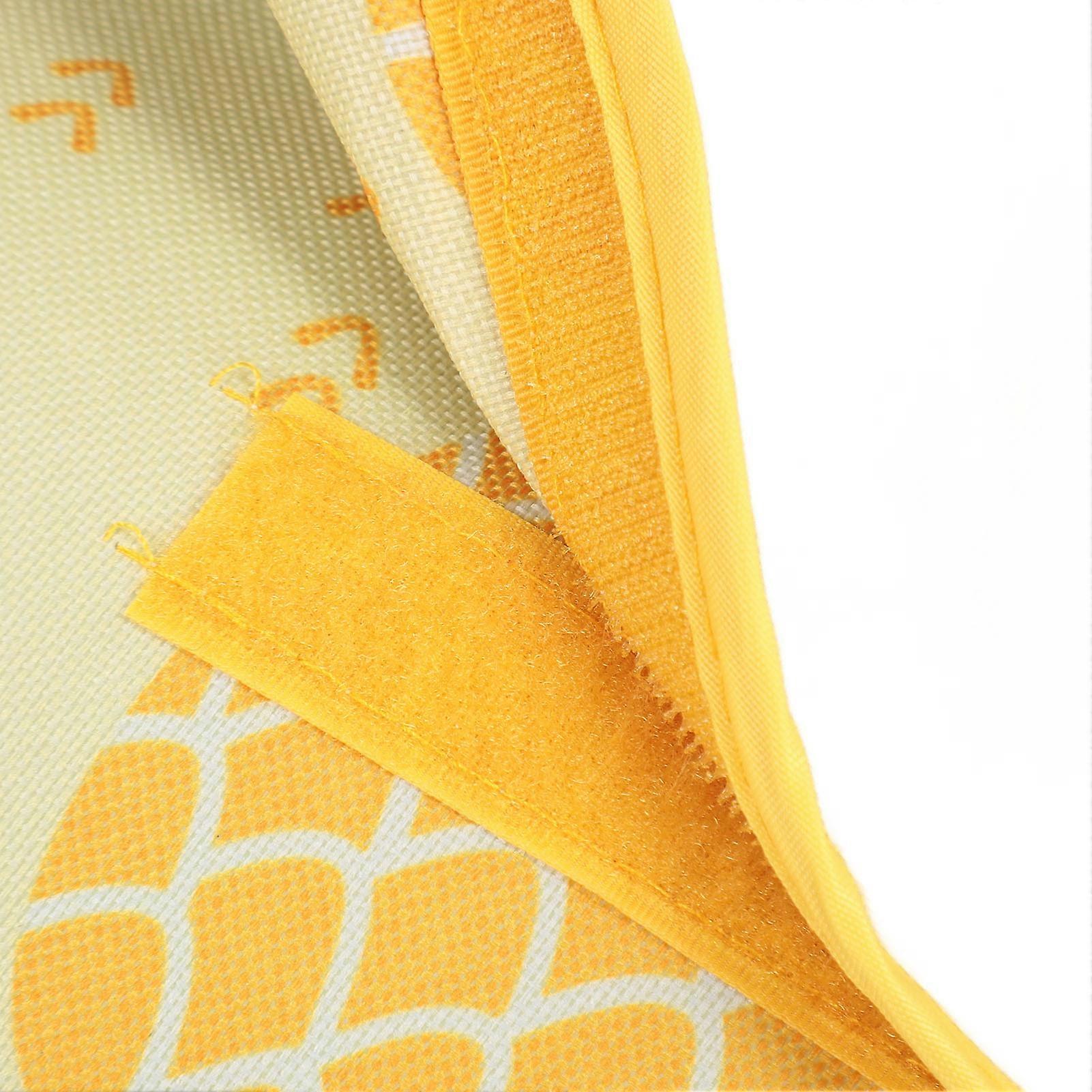 Large Picnic Blanket Waterproof Foldable Portable Multipurpose Picnic Mat with Handle for Beach Camping Yellow