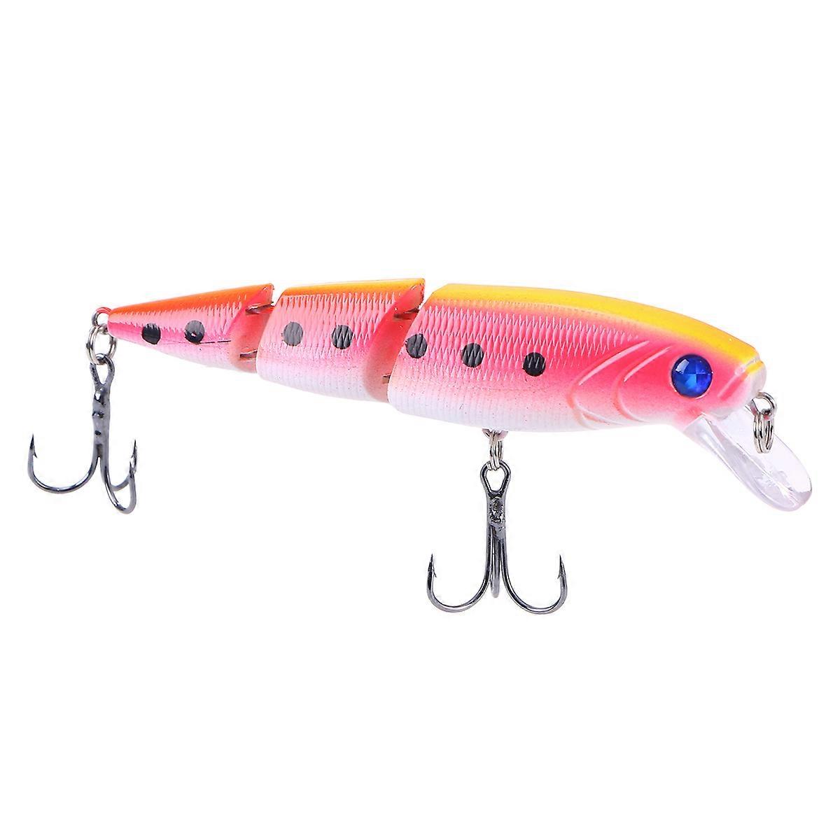 Swimbait Lures for Fishing Use OdorFree Plastic Artificial Bait Rigged with Treble Hooks 1#