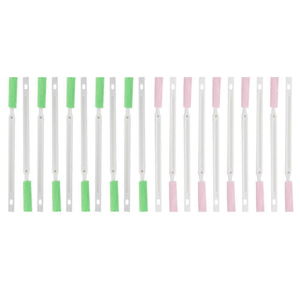Disposable Crevice Cleaning Brushes for Small Spaces Assorted Color Practical for Cleaning 20 Pieces