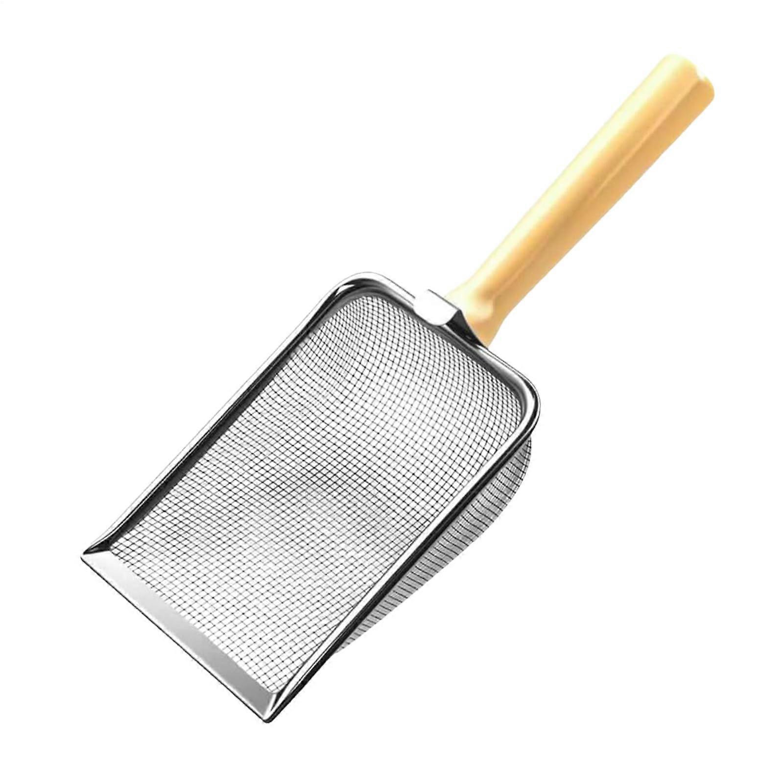 Litter Scoop Metal Poop Scoop with Comfortable Handle for Households