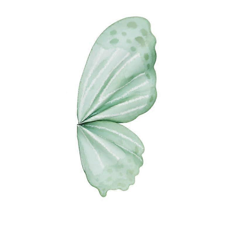 Gifts, flowers, gift box wrapping paper, dreamy threedimensional butterflyflower wrapping paper (emerald green)