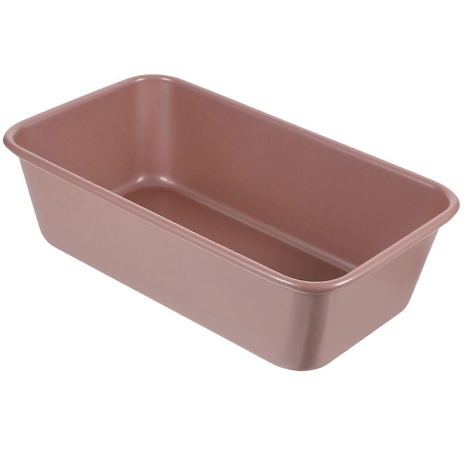 Bakeware Rectangle Baking Pan Nonstick Home Use Carbon Steel 9.6×5.6×2.8in Easy Release 1Pack